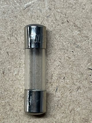Lote 15 Fusibles 6A 6x24mm Vidrio