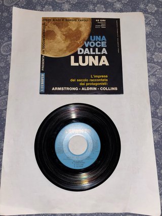 Vinile Come Nuovo 45 Giri”Una Voce Dalla Luna”Arms
