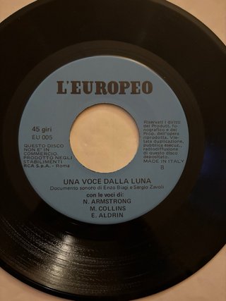 Vinile Come Nuovo 45 Giri”Una Voce Dalla Luna”Arms