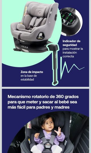Bugaboo Turtle Air by Nuna con base 360°