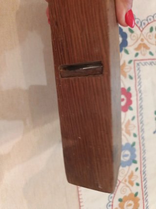 Cepillo carpintero antiguo madera