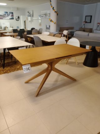Mesa comedor extensible madera