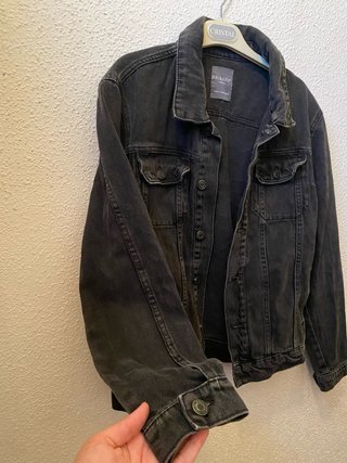 Chaqueta vaquera negra Primark Talla S