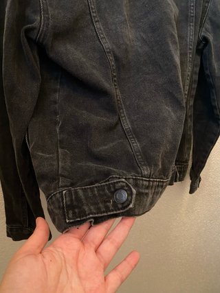 Chaqueta vaquera negra Primark Talla S