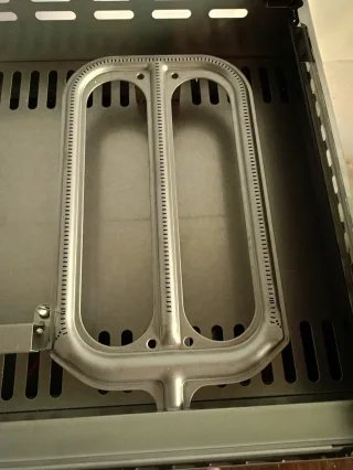 PLANCHA GAS CAMPINGZ NEGRA Y GRIS