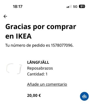 Silla Langfjall Ikea. confidente Gunnared