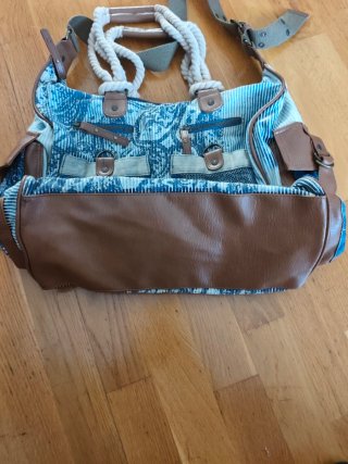Bolso Desigual Azul y Marrón