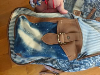 Bolso Desigual Azul y Marrón