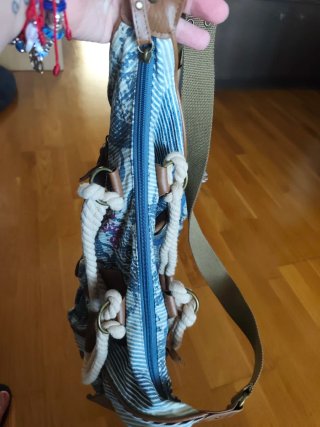 Bolso Desigual Azul y Marrón