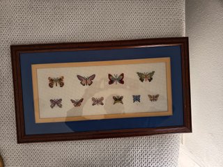 Cuadro Mariposas Marco Madera