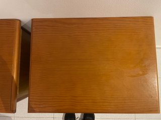Mesitas de noche de madera (2 unidades)