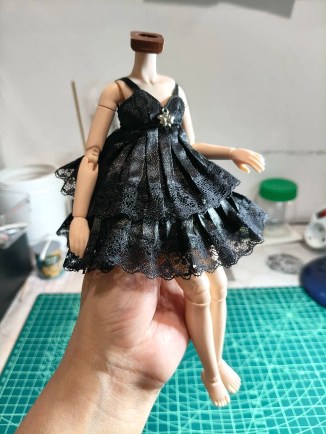 Vestido Negro para Obitsu 24S