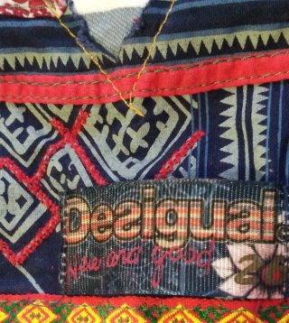 Pantalón Desigual Rayas Multicolor Talla M
