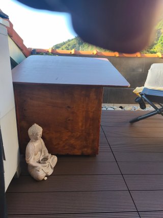 Caseta para perro de madera