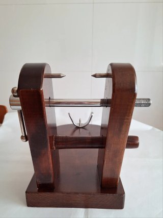 Soporte jamonero madera y acero