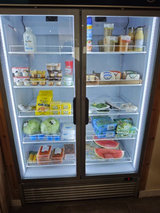 Nevera expositora refrigerada