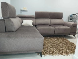 Sofá Rinconera Patas Altas
