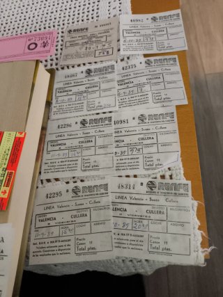Lotes Billetes Antiguos Bus y Tren