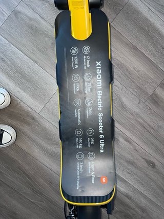 Xiaomi Electric Scooter 6 Ultra- con menos de 20km