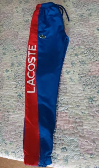 Chándal Lacoste niño rojo y azul