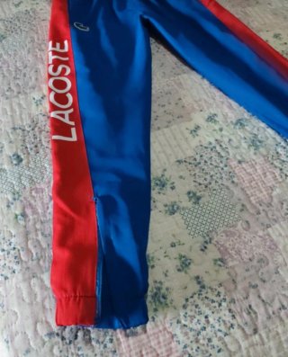 Chándal Lacoste niño rojo y azul