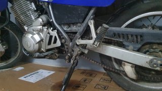 Yamaha XT 600E Azul