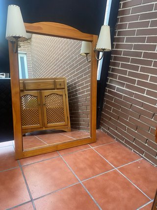 Mueble de baño y espejo