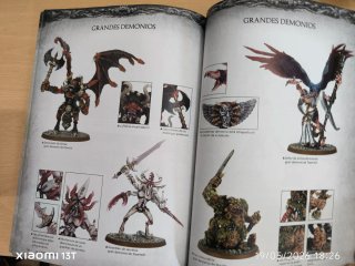 Codex Demonios del Caos 7ª Edición Warhammer 40k