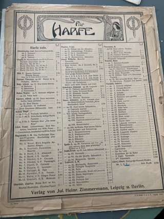 Partituras Arpa - Música Clásica