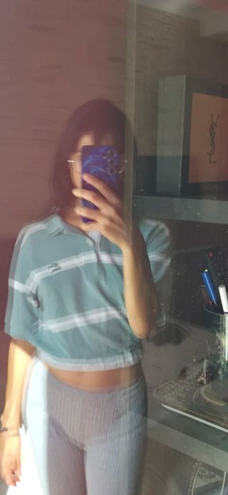 Polo short Lacoste Rayas Teal y Blanco