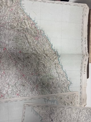 Mapas militares antiguos España