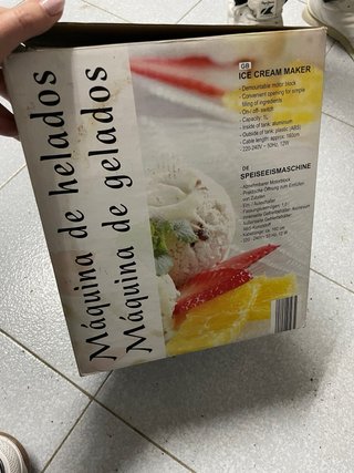 Máquina de helados