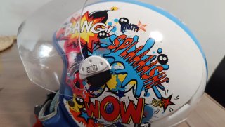 Casco Moto Infantil CGM Estilo Comic
