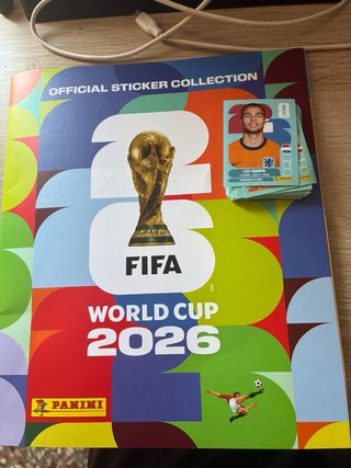 Álbum Panini Mundial 2026 + Cartas