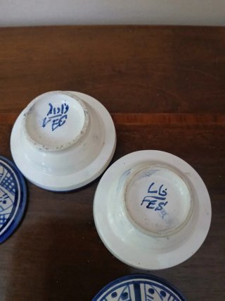 Set 2 Tagine dipinte a mano