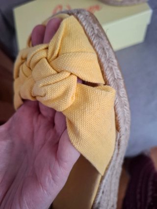 Sandalias alpargata cuña Castañer Talla 37