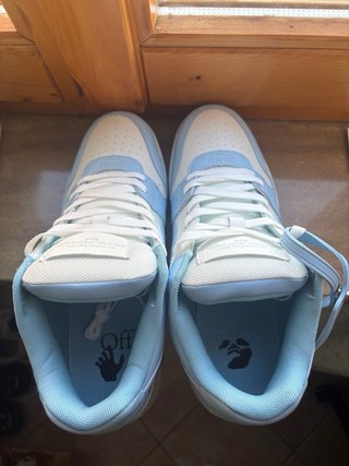 Off-White Scarpe Blu e Bianche Taglia 43