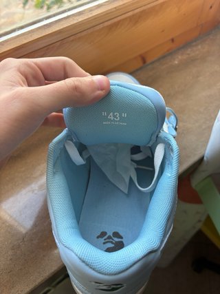 Off-White Scarpe Blu e Bianche Taglia 43