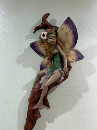 Figura ninfa colgante decorativa