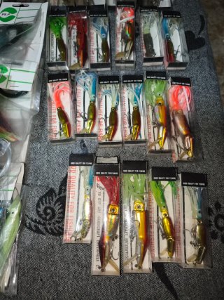 super Lote 205 Artículos de Pesca