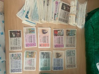Lotería Nacional Billetes Antiguos