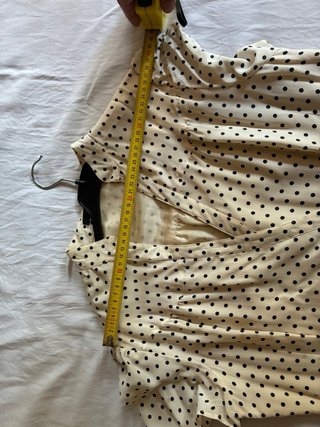 Vestido de seda Carol lunares