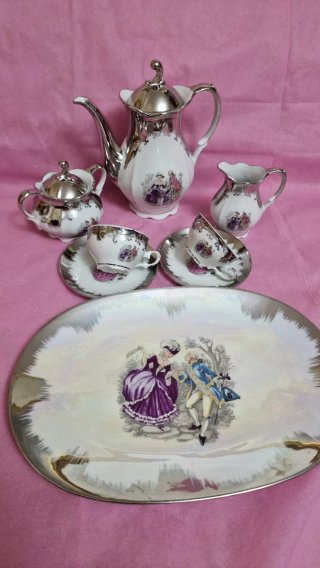 Servizio Caffè Vintage Bavaria con Vassoio