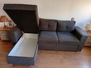 Sofá cama modular JSK gris