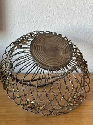 Cesta Decorativa Vintage Metal