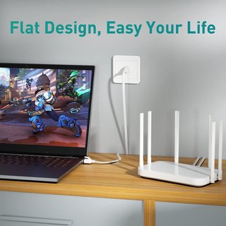 Cable Internet Ethernet CAT 8 plano de 15m