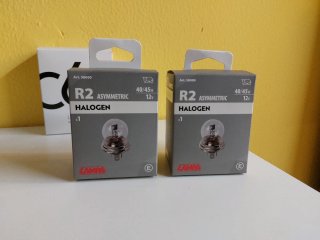 Bombilla R2 Halógena Coche 12V 40/45W