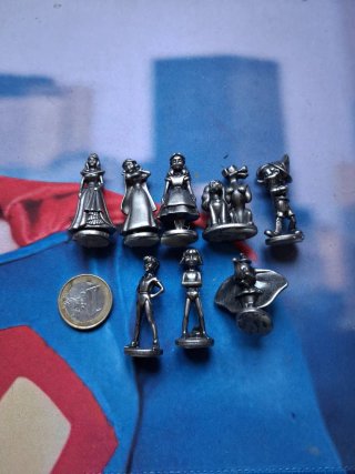 Lote 8 figuras Disney metal antiguas