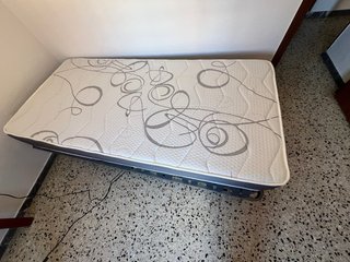 Cama articulada eléctrica geriátrica + barandilla