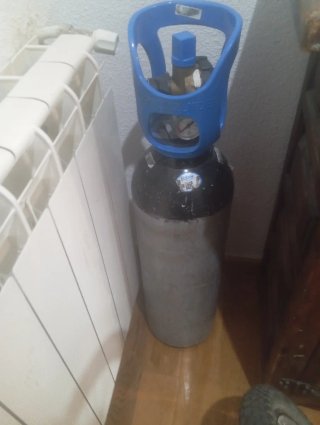 Botella Nitrógeno 11kg con mano reductor